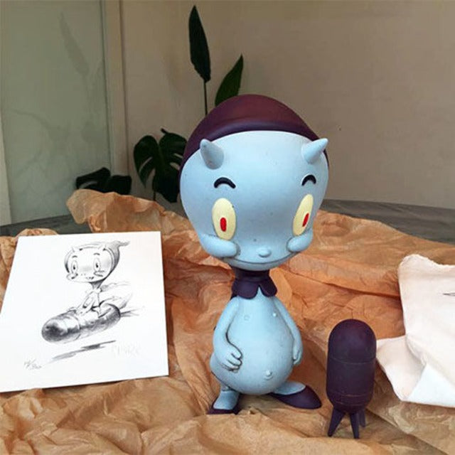 Lucky Devil Blue Skelve