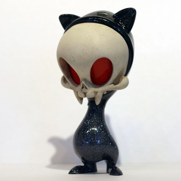 Black Death Glitter Vamp Skelve