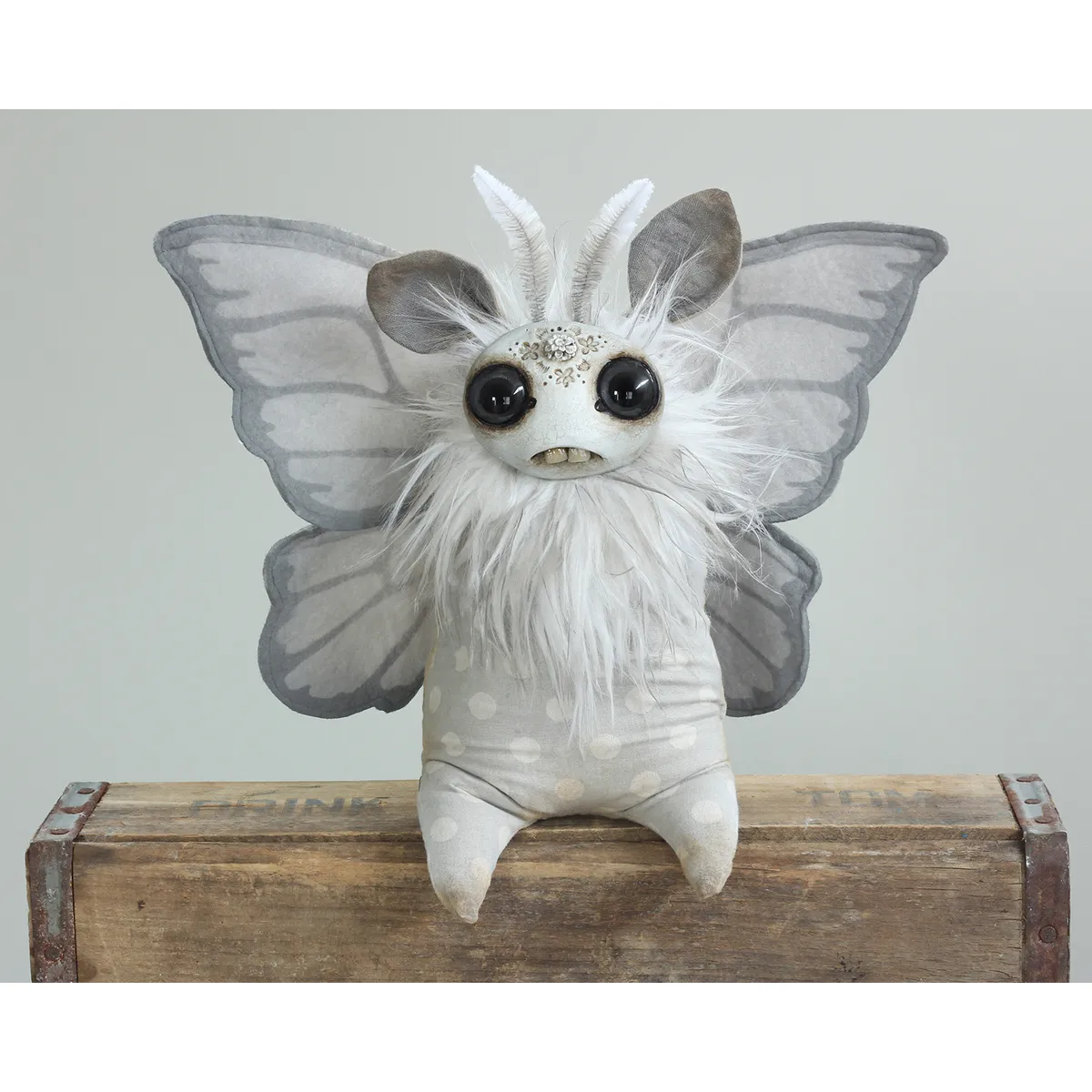 Silver Moth-Bunny Dust Bunny