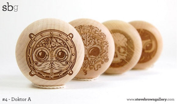 Artist Series #4 Hard Maple Yo-Yo (#41 of 50)