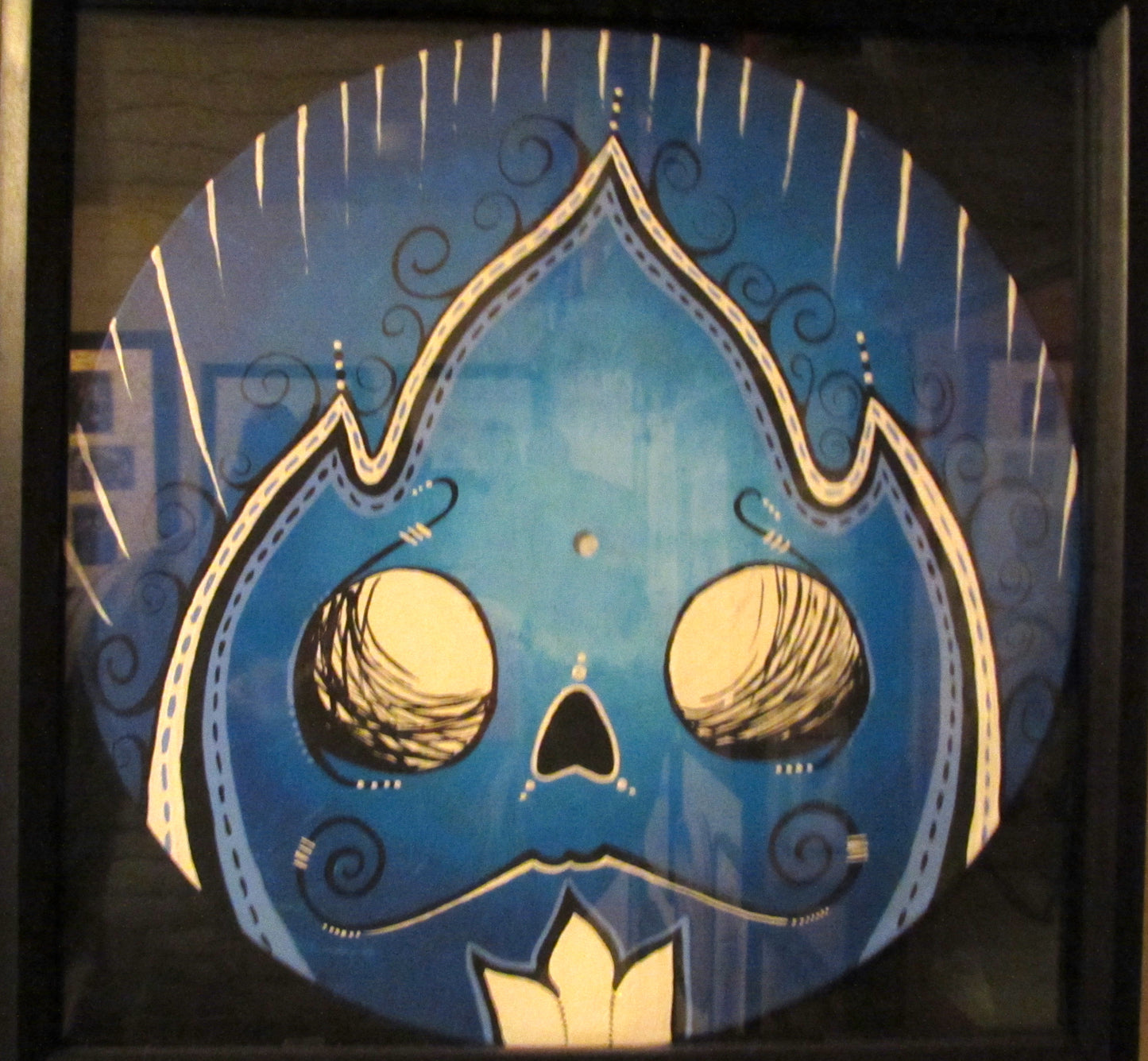 Painted Record - Blue