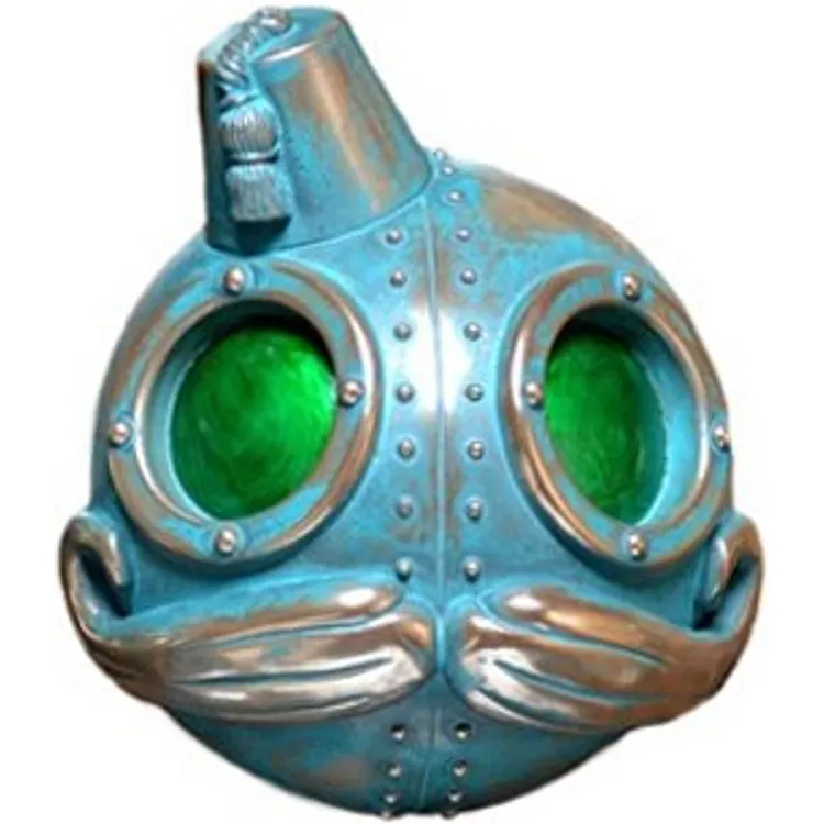 Verdigris Phizog Mini Plaque