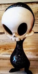 Black Glitter Mini Skelve