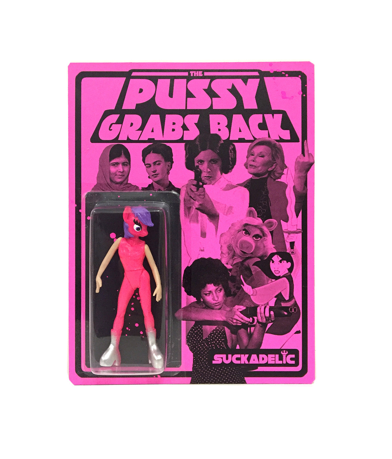 Pussy Grabs Back carded figure