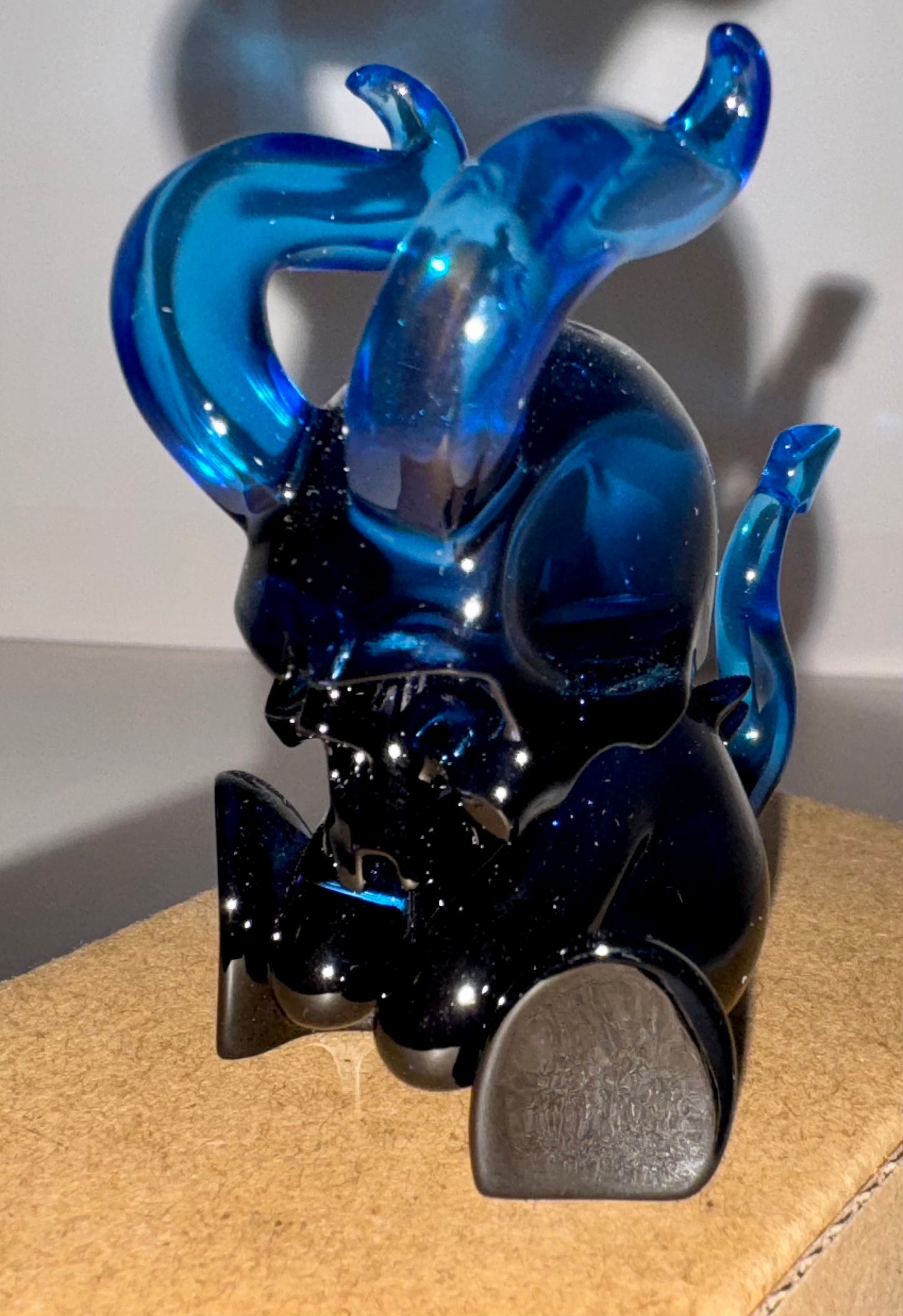 Clear Blue Hornskull