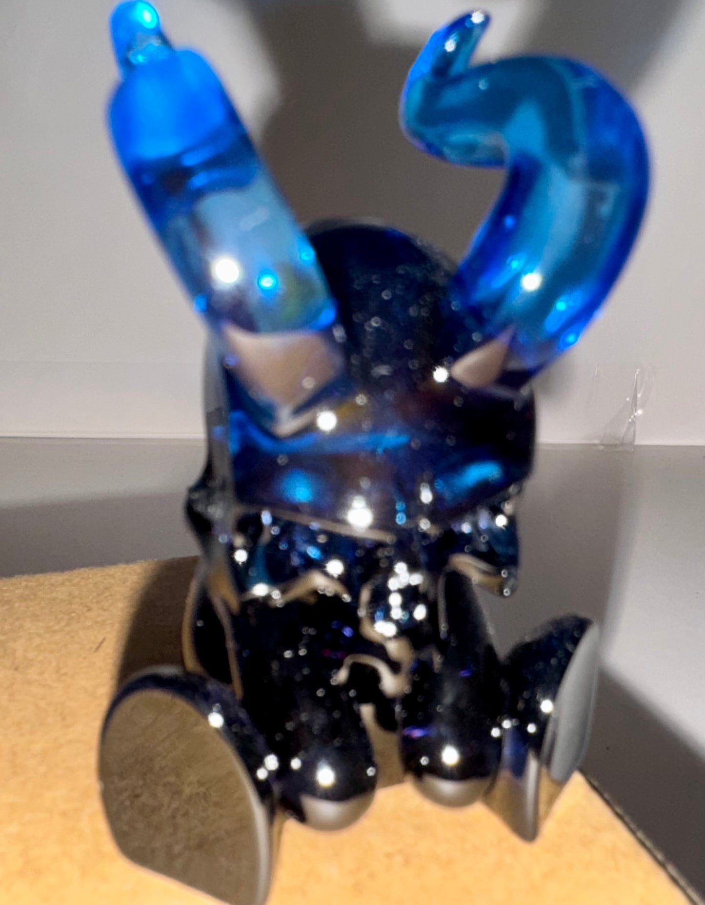 Clear Blue Hornskull