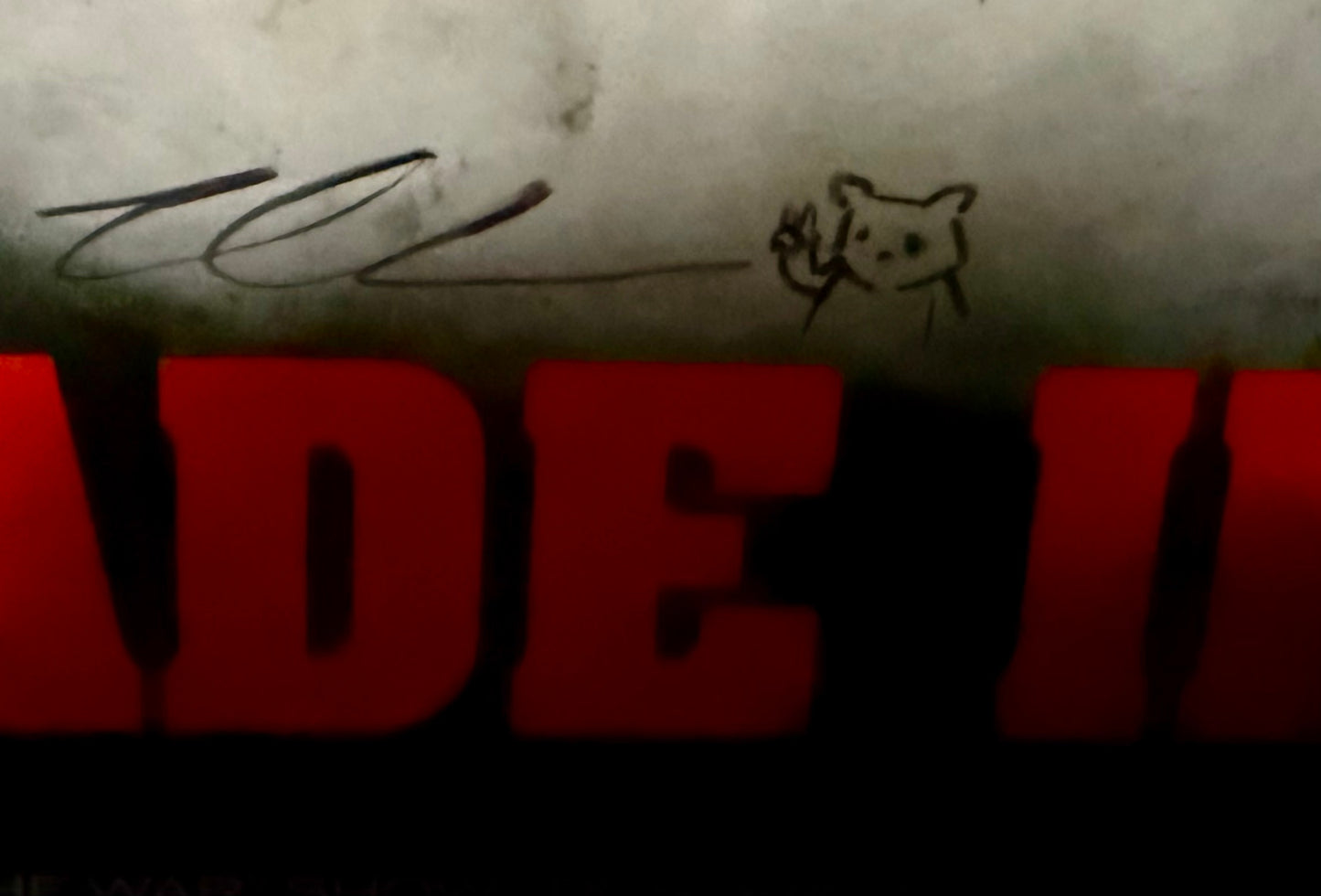 America Needs Oil signed poster