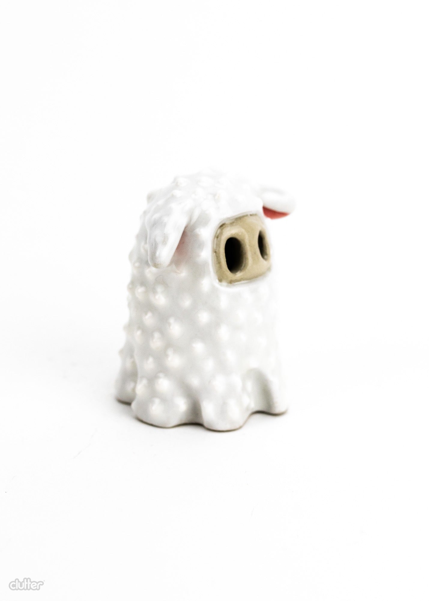 Lamb Ghost ceramic figure