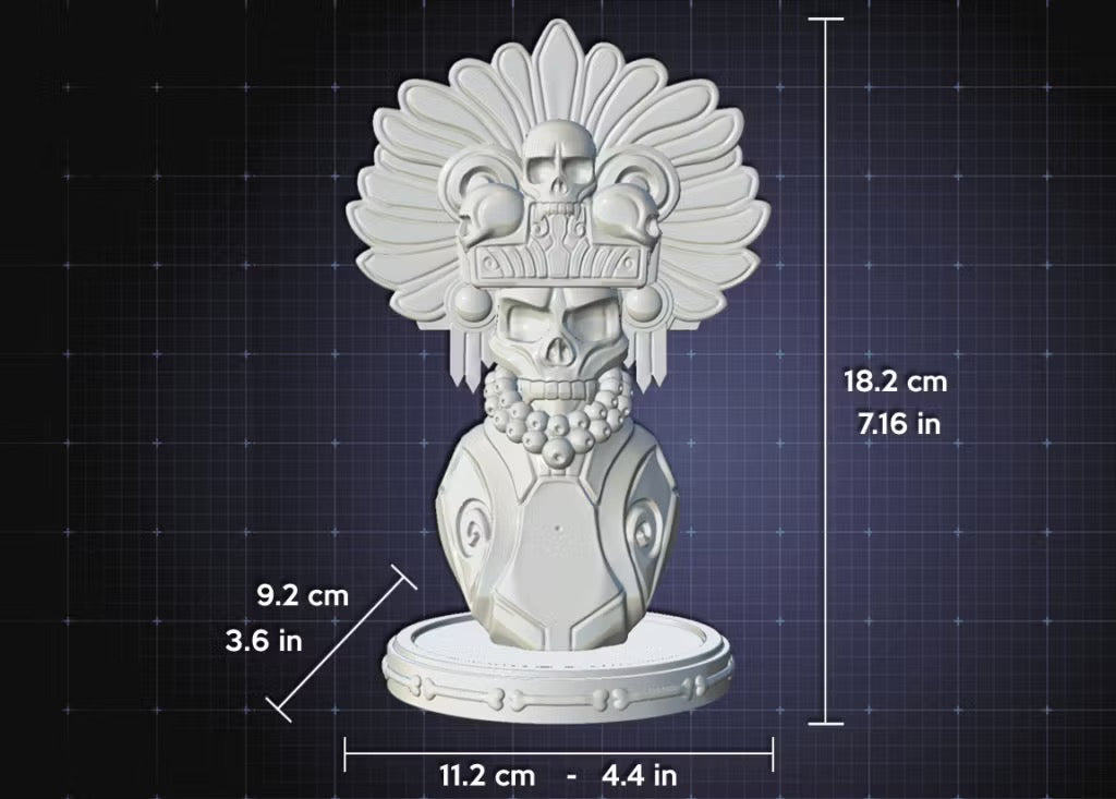 Mictlantecuhtli Monolith Obsidian Edition