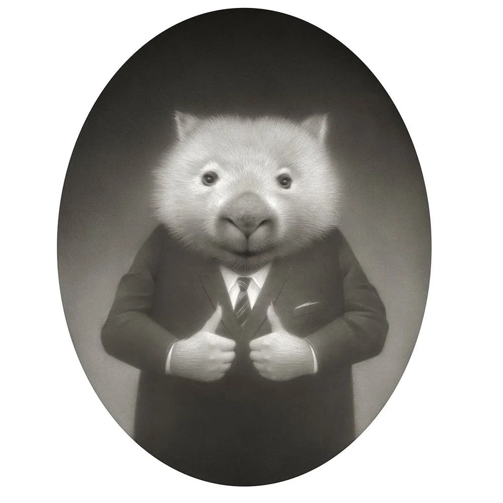 Daily Affirmation Wombat print