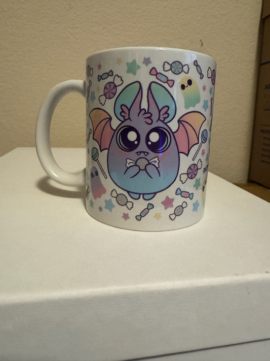 Pastel Candy Bat mug