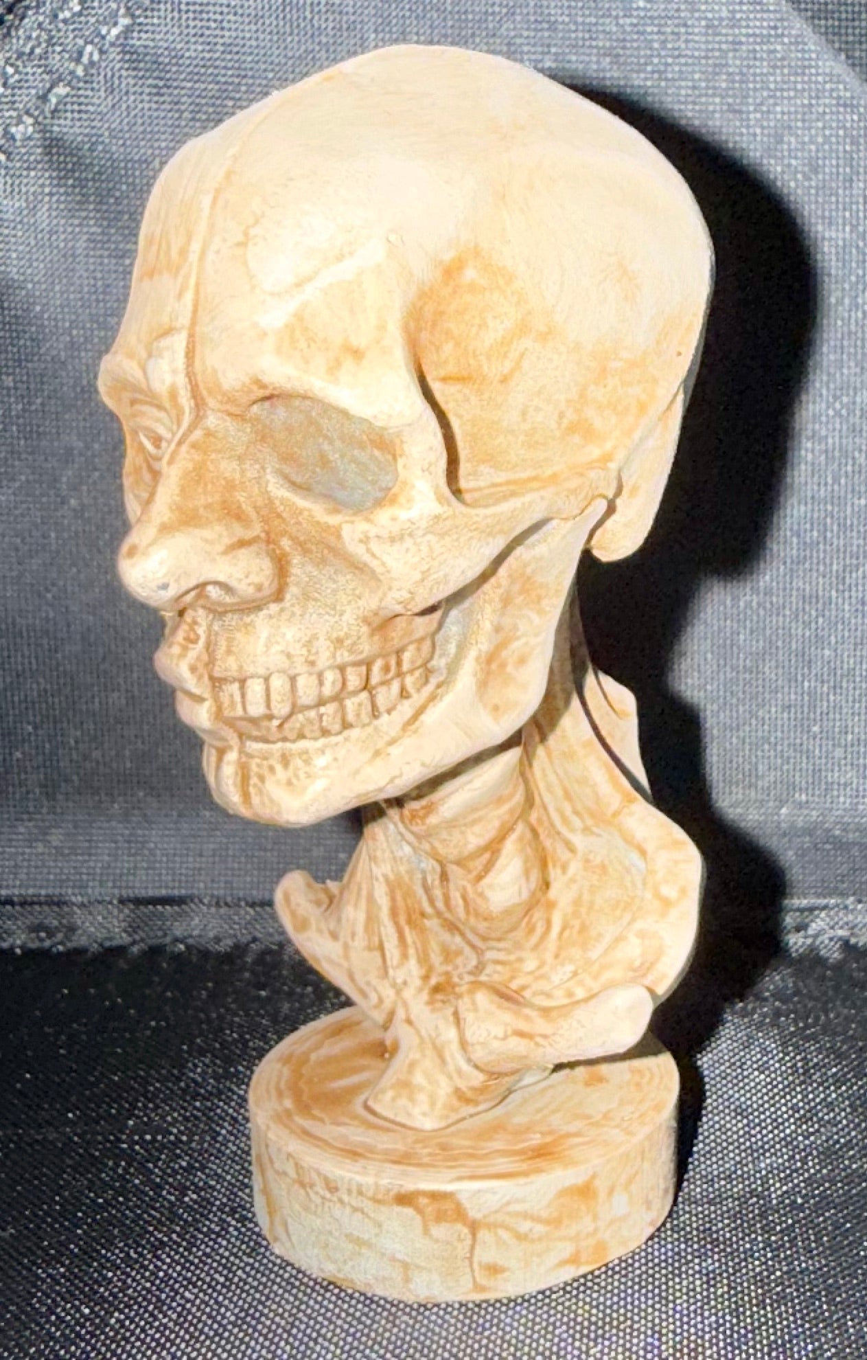 Memento Mori Skull Sculpture
