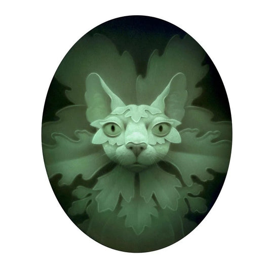The Green Cat print
