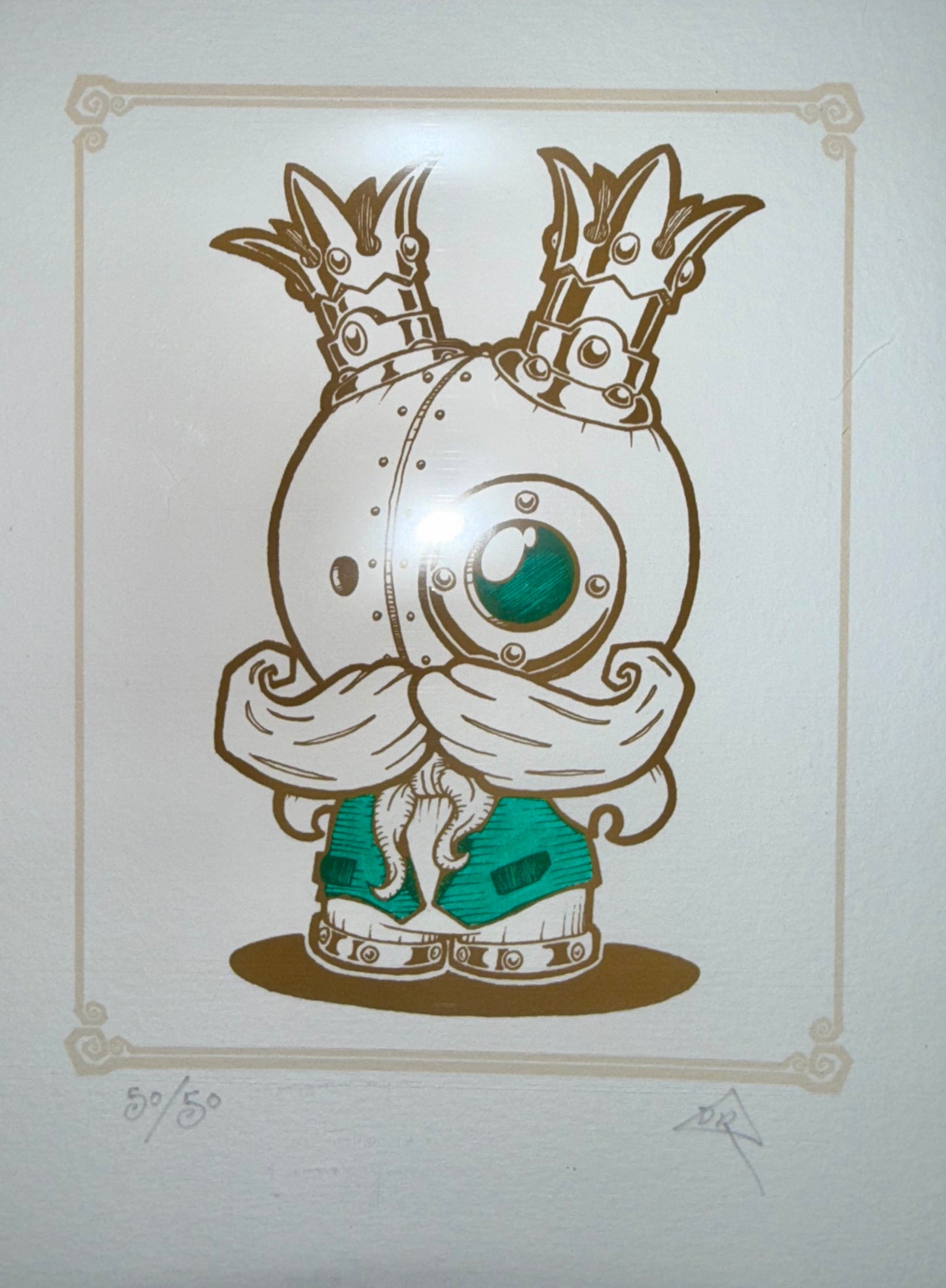Flunky Engine Colorized Print (signed)