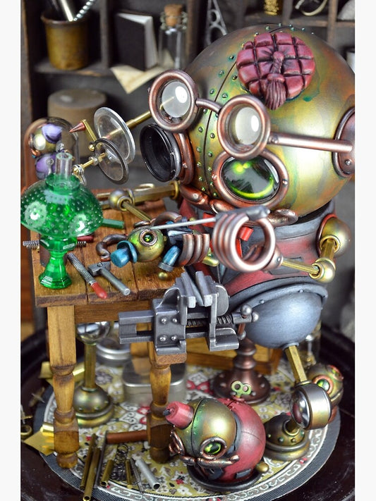 Doktor A Sebastian Whittler the Toymaker signed mini print