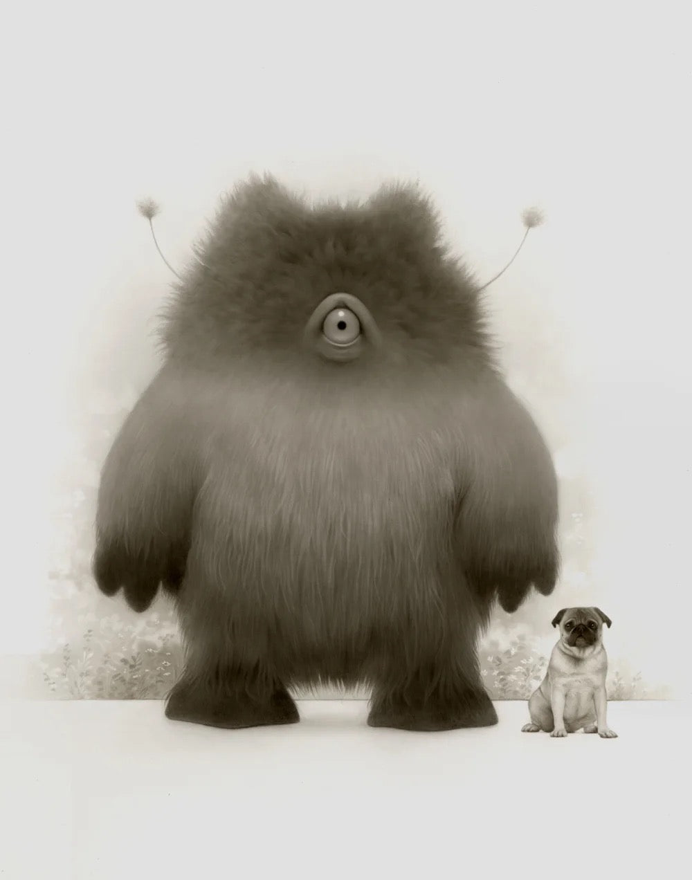 Invader Mitch and His Dog print