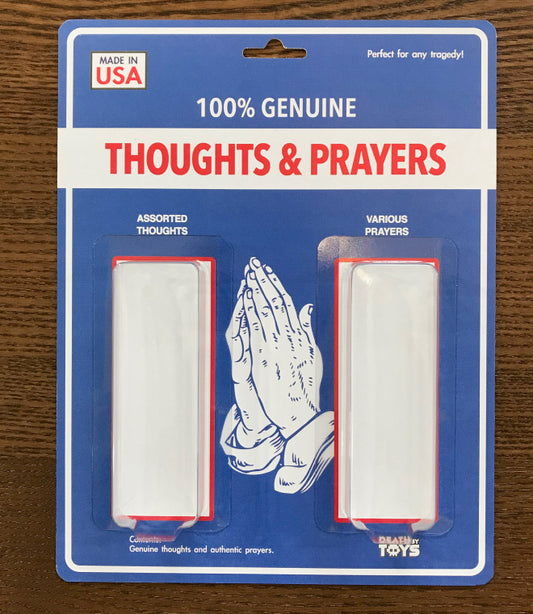 "Thoughts and Prayers" carded figure