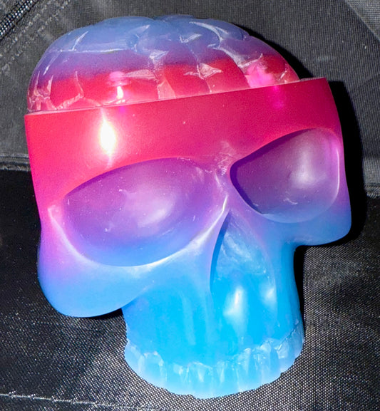 Rainbow Skull Storage Box