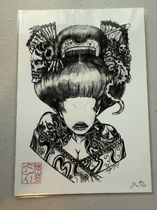 Faceless Geisha print