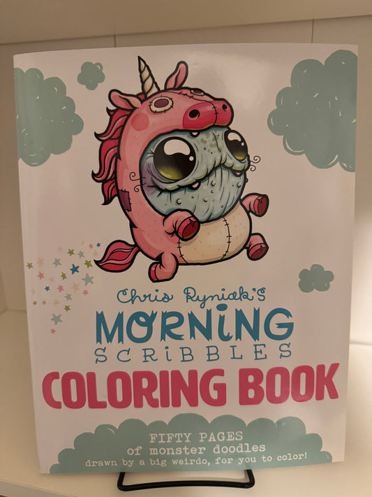 Chris Ryniak Morning Scribbles Coloring Book
