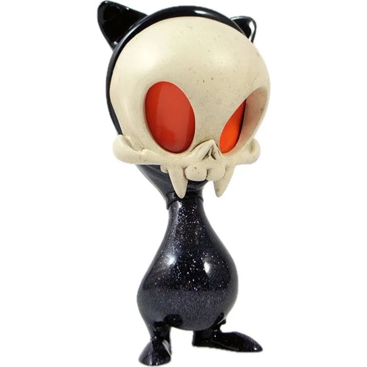 Black Death Glitter Vamp Skelve