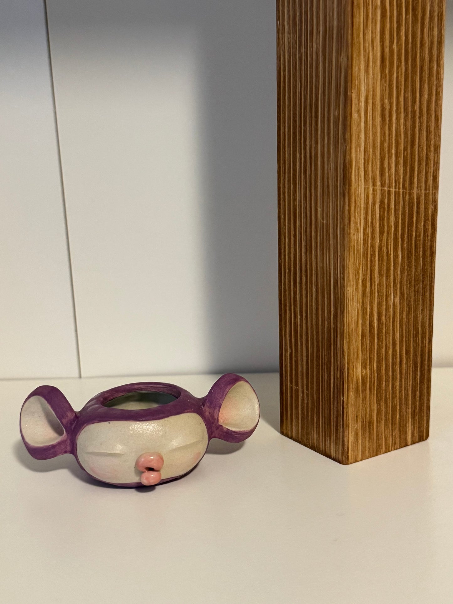 Purple Monkey Head Planter Mini